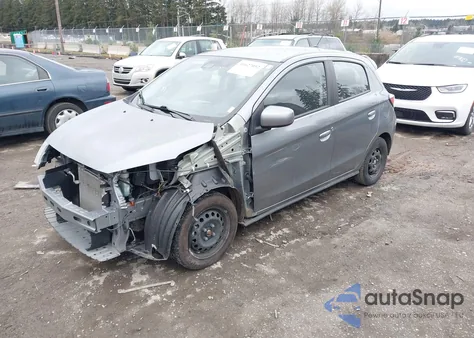 2021 Mitsubishi Mirage Carbonite Edition/Es/Le from USA, damaged, VIN ML32AUHJ9MH011065
